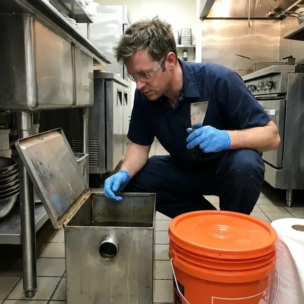 Local grease trap cleaning by HGR Plumbing, Atlanta, GA