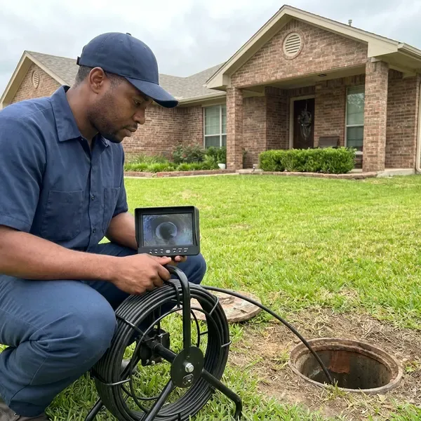 Local sewer line inspection by HGR Plumbing, Atlanta, GA