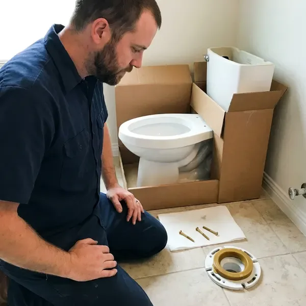 Local toilet replacement by HGR Plumbing, Atlanta, GA