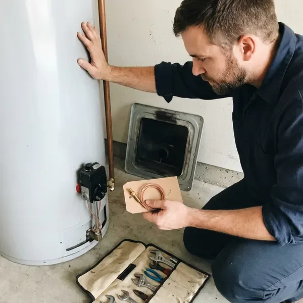 HGR Plumbing technician providing water heater repair in Atlanta, GA