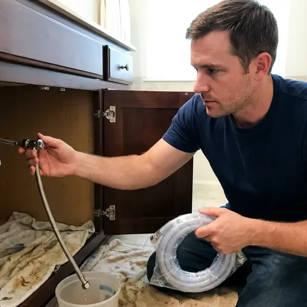 HGR Plumbing technician providing water leak repair in Atlanta, GA